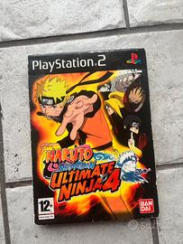 Naruto Shippuden Ultimate Ninja 4 PS2 - Completo