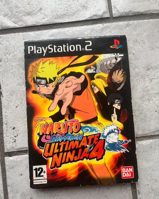 Naruto Shippuden Ultimate Ninja 4 PS2 - Completo