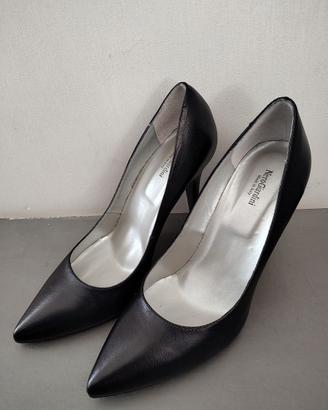 Décolleté in pelle nere Nero Giardini n.39