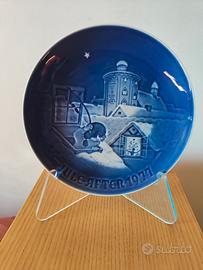 Piatto natalizio di Bing & Grøndahl del 1977