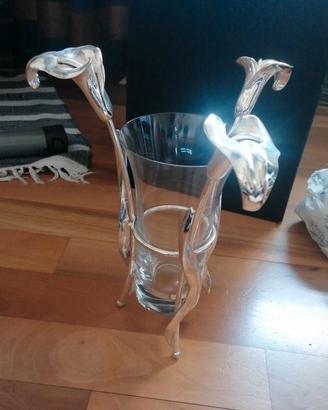 Vaso in cristallo stile liberty