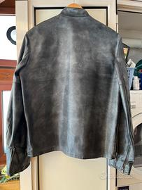 Giubotto in pelle nero
