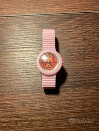 Orologio Hip Hop rosa nuovo + cinturino ricambio
