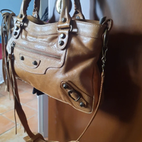 Borsa City pelle vera Made in Italy