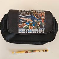 Astuccio Italian Brainrot con doppia tasca + Penna