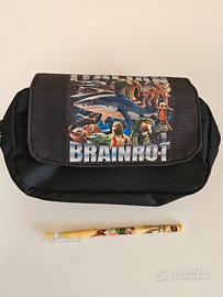 Astuccio Italian Brainrot con doppia tasca + Penna