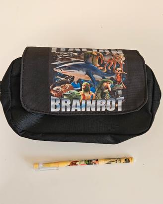Astuccio Italian Brainrot con doppia tasca + Penna