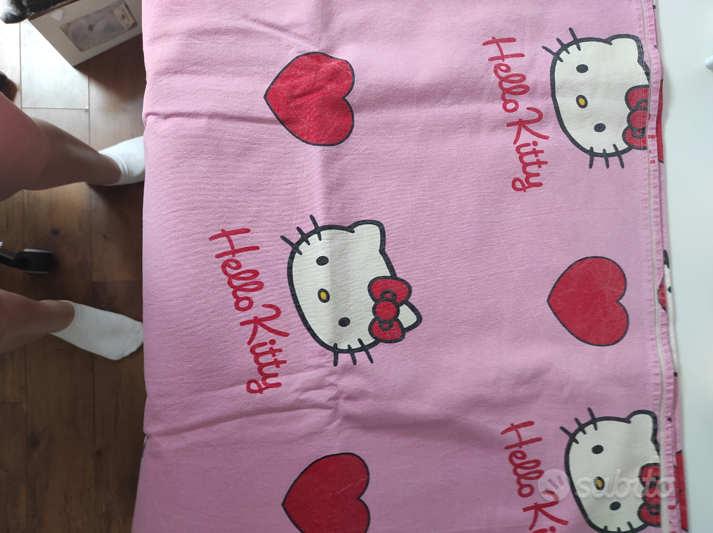 Lenzuolo singolo Rosa di Hello Kitty - Arredamento e Casalinghi In vendita  a Napoli