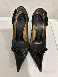 Décolleté in vernice nera Gianmarco Lorenzi.