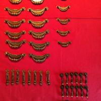 48 maniglie bronzate