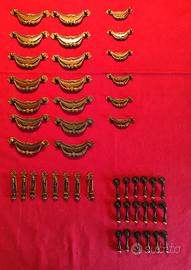 48 maniglie bronzate