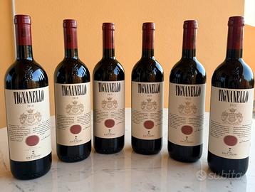 Vino Tignanello - Verticale da collezione