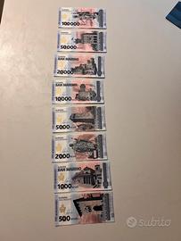 Scudi di carta monete San Marino