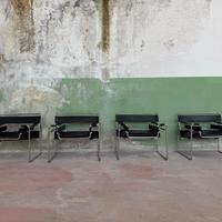 Quattro poltrone in stile Wassily anni 70'