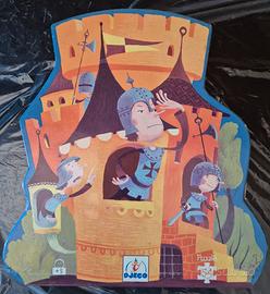 Puzzle per bambini Djeco Castello Medievale (54p)