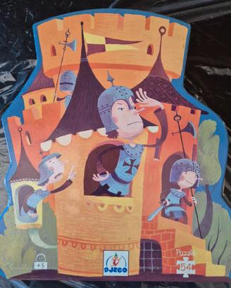 Puzzle per bambini Djeco Castello Medievale (54p)