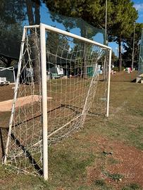 PORTE DA CALCETTO CALCIO A 5 IN FERRO CON RETI