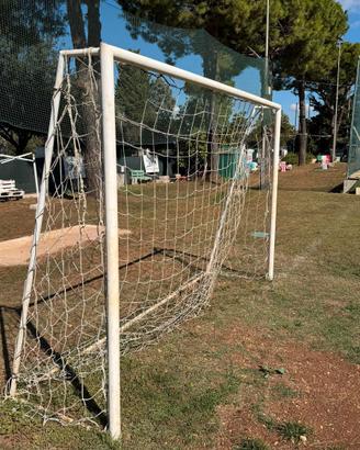 PORTE DA CALCETTO CALCIO A 5 IN FERRO CON RETI
