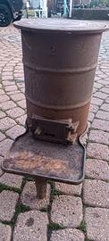 vecchia stufa a legna