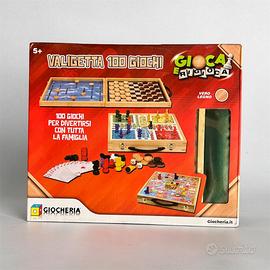 GIOCHERIA Valigetta 100 Giochi in Legno 🎲