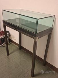 TAVOLO VETRINA STRUTTURA IN FERRO 