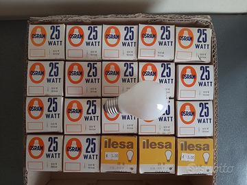 20pz lampadine opali osram silica vintage