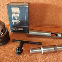 mandrino per trapano e tornio rohm 1,5/13