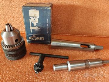 mandrino per trapano e tornio rohm 1,5/13