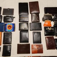 Collezione Portafogli in pelle e non Leggere
