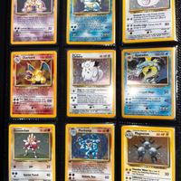 Set Base Pokemon completo inglese exc/nm