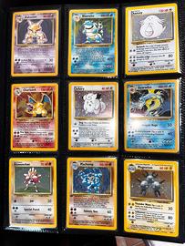 Set Base Pokemon completo inglese exc/nm