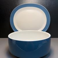 Insalatiera + Piatto Ovale Ginori Colonna