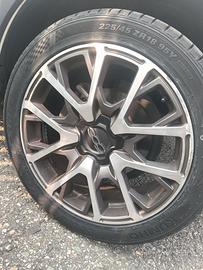 cerchi fiat 500 x sport gommati 