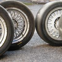 Treno ruote BMW con slick