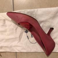 Scarpa tacco rosa prada