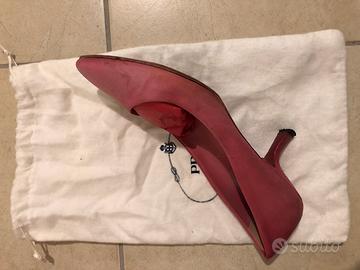 Scarpa tacco rosa prada