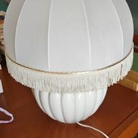 Lampada da ornamento  con base in ceramica 