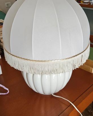 Lampada da ornamento  con base in ceramica 