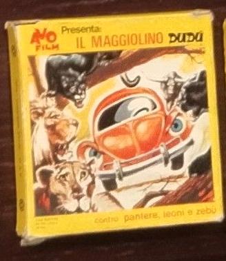 Pellicola super 8 titolo Il maggiolino Dudu