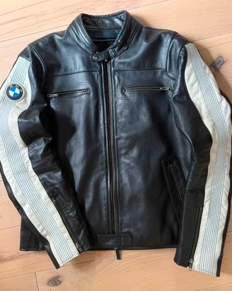 Giacca moto in pelle BMW club