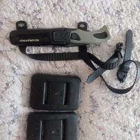 muta sub corta coltello pesi gommati