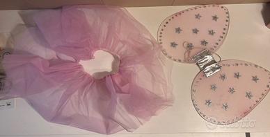 Gonnellina tulle lilla + ali