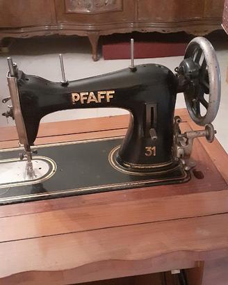 Macchina cucire antica Pfaff 31 con mobiletto