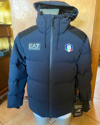 Giacca piumino EA7 fisi nazionale sci italiana S