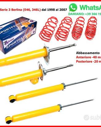 Ammortizzatori Sportivi BMW 3 Berlina E46 320d 320
