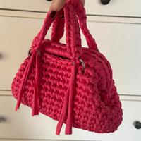 Clutch Bag Rosa con Manici