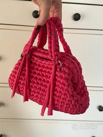 Clutch Bag Rosa con Manici