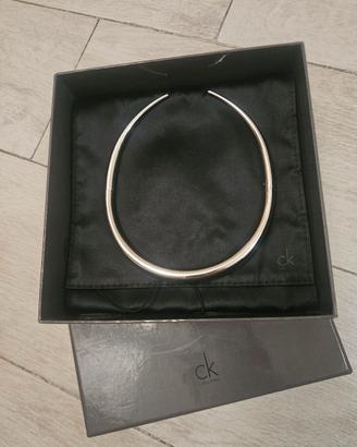 collana in acciaio calvin klein donna