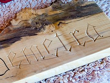 Insegna box cavallo in legno personalizzata