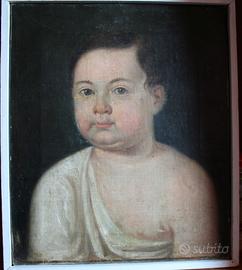 Ritratto olio su tela del 700